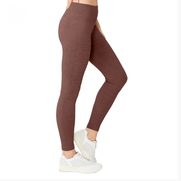 Lemon Ribbed Leggings 2-Pack Women's Size XS Brown Gray New In Box - Picture 3 of 13